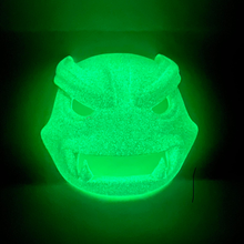 Load image into Gallery viewer, Green (Onito) Glow in the dark mask
